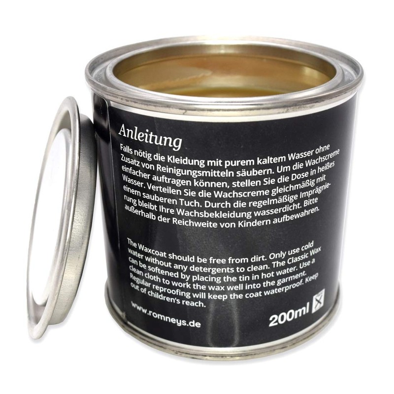 Romneys Wax Cream | For Care and Impregnation of Wax