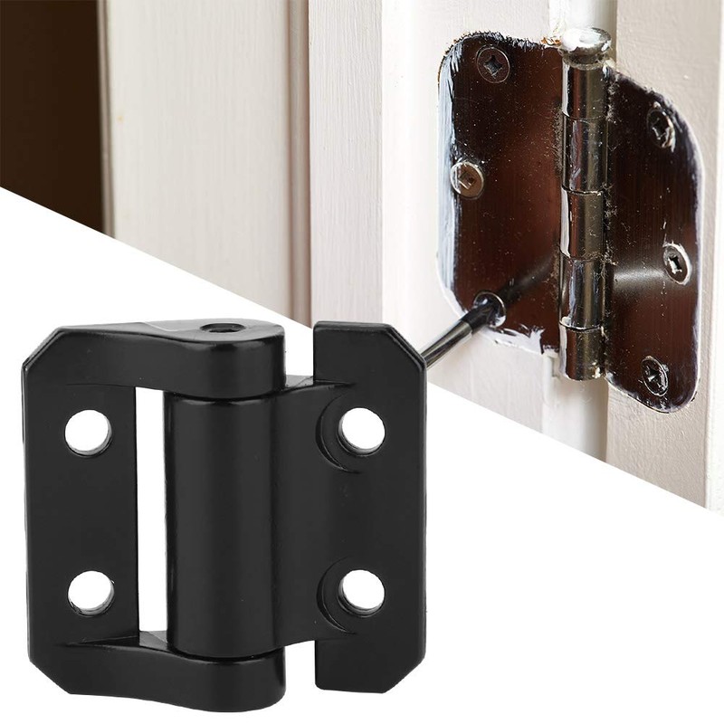 AUNMAS Soft Close Cabinet Hinge 0-180掳 Adjustable, Black Zinc Alloy