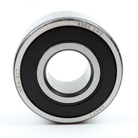 Parts and Parts Angular Contact Ball Bearing 3305 2RS 25 x 62 x 25.4 mm, DIN 628, Double Row, Low Friction, Sealed Bearing for Radial & Axial Loads, Ideal for Industrial and Automotive Applications