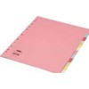 Concord Punched Pocket Subject Dividers Extra Wide 12-Part A4 Assorted