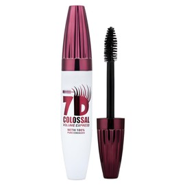 7D Mascara Black,Volumengebende & Wasserfeste Wimperntusche Schwarz