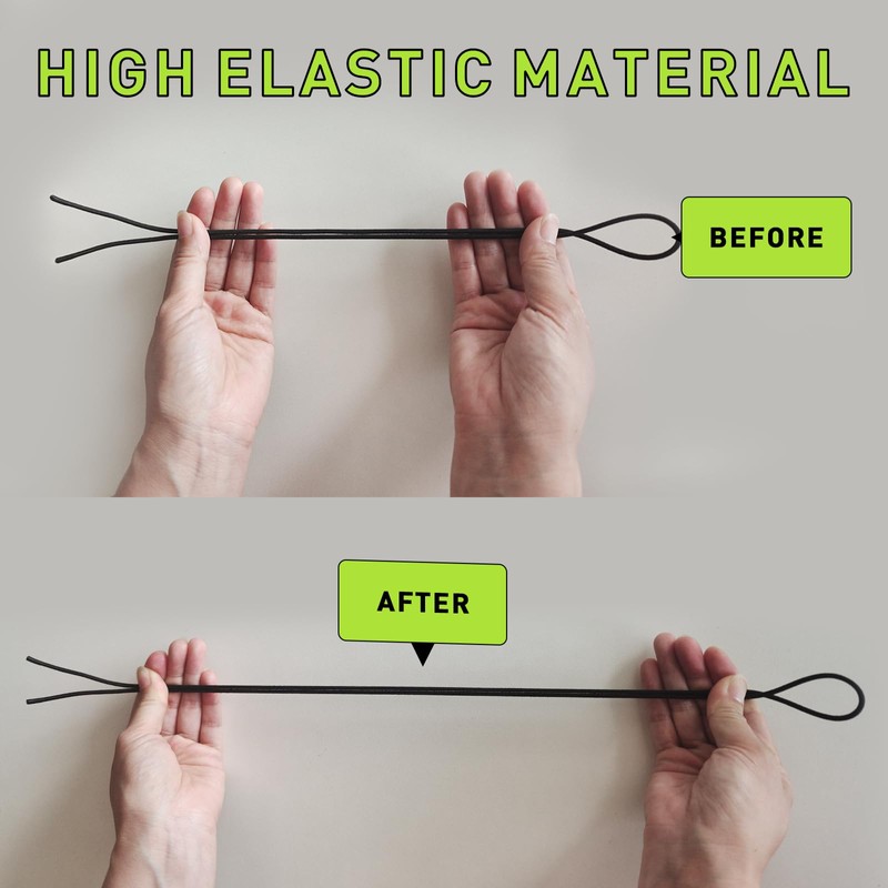 NDTEZUGT 2 Pairs Elastic Shoe Laces for On Cloud 5