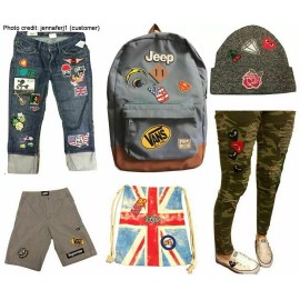 unbranded PUERTO RICO FLAG(2.6") Iron On Patch Patriotic Flag of Puerto Rico &314