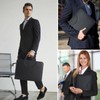 Colexy A4 Writing Case, Leather Conference Folder with Calculator, Waterproof