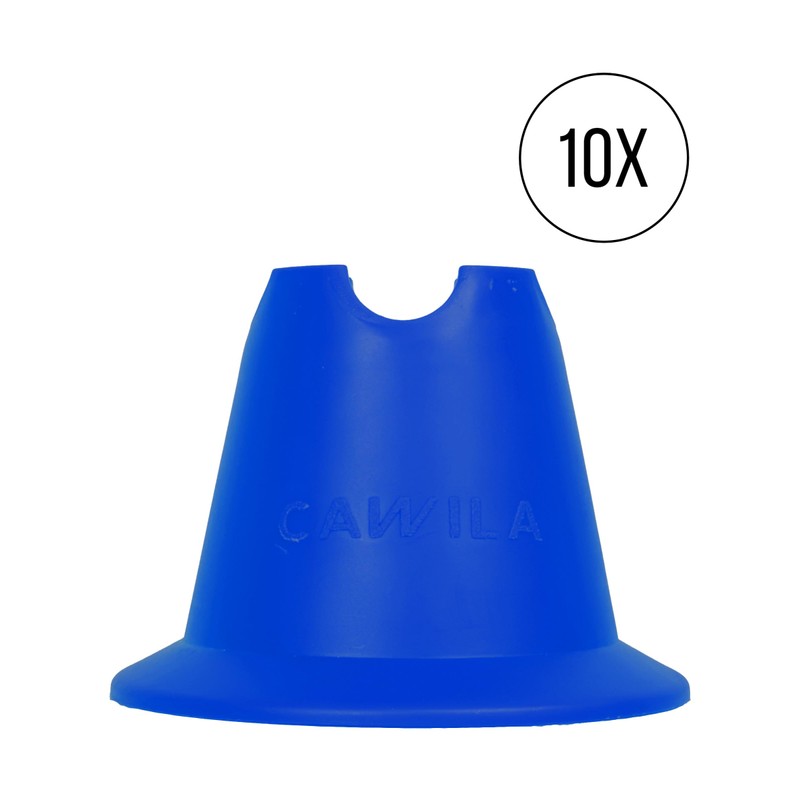 Cawila ACADEMY Mini Pylons, Set of 10, One Size, Blue,