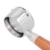 Coffee Bottomless Portafilter Handheld Stainless Steel Bottomless Filter for HouseholdRosewood