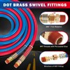 CheeMuii 12 FT Semi Truck Air Line Hose Assembly with