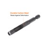 sourcing map 2pcs 1/4",3/8" Leather Hollow Hole Punch 1/4" Hex