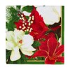 Caspari Christmas Garden Cocktail Napkins - 20 Per Package