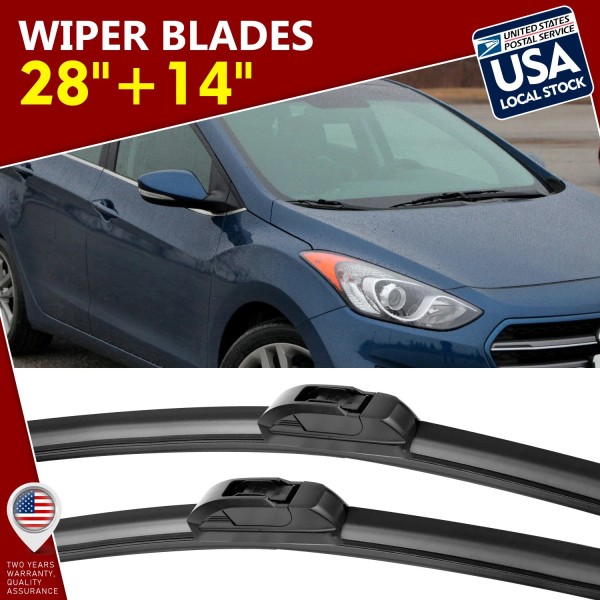 East Forest 2 Pcs Universal 28''+14'' Auto Front Windshield Wiper