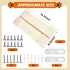 Taiyin 3 Pack Cat Scratcher Corner Pad, Wall-Mounted Sisal Cat