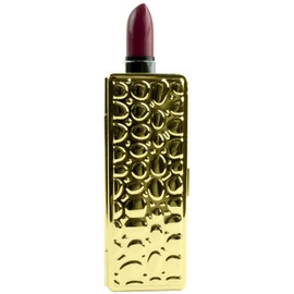 Boxed Travel Lipstick Case With Mirror (Gold Leather Print)