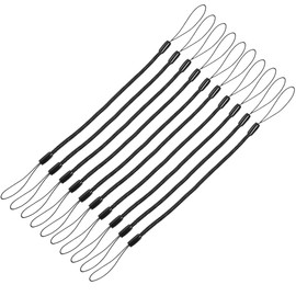 TECHGEAR Stylus Tether, [10 Pack] 6" Retractable Spring Coil Strap, Elastic Coil Lanyards, Tether Strings Cord, Coiled Strap/Generic Stylus Bungee Cord for Stylus Touch Pens/Pencils