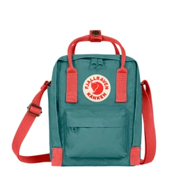 Fjallraven, Kanken Sling Crossbody Shoulder Bag for Everyday Use and Travel, Frost Green-Peach Pink