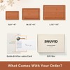 Snuvid Bamboo Cutting Board Set of 3, Wood Cutting Boards