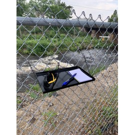 Fence Tray, Chainlink Fence Tray, Metal,