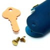 Agility affa "Pick" Key Case, Leather, Simple, Nasukan, Small, Mini,
