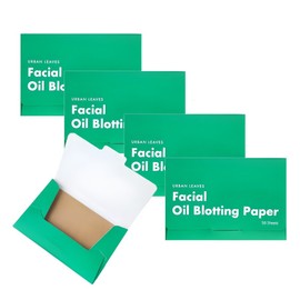 Urban Leaves Oil Blotting Paper, 50 Pieces, 5 Pieces / 어반리브즈 마 기름종이, 50개입, 5개
