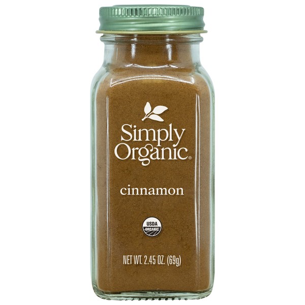 Simply Organic Cinnamon Ground Certified Organic, 2.45-Ounce Container