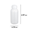 Kai Corporation You Time Makeup Bottle, Milky White, 1.7 fl