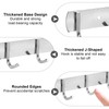 DELAESI Hook Rack Kitchen Pack of 2 Coat Rack Hook