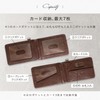 BLUE SINCERE PC1 Men's Leather Commuter Passcase, 4 Card Storage,
