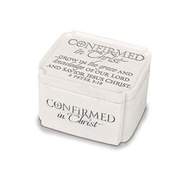 Lighthouse Christian Products Confirmed in Christ Keepsake Box, 3 1/2 x 2 1/4 x 3