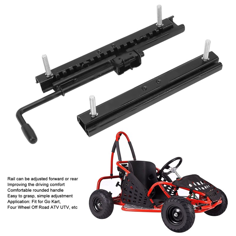 2PCS Seat Slide Set,Adjustable Seat, Sliding Seat, Seat Slider Track