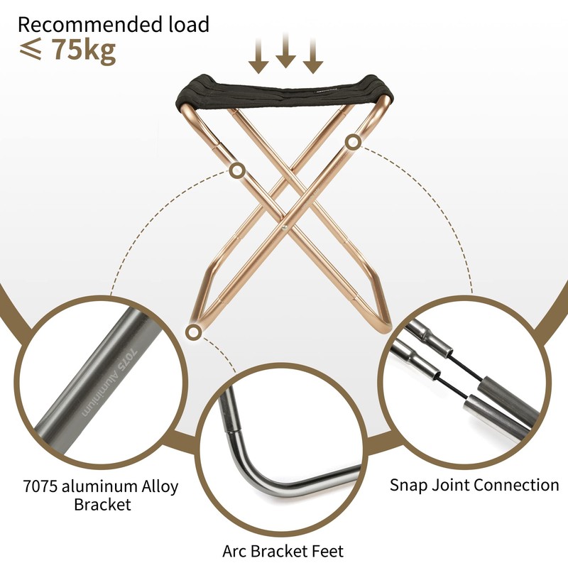 Naturehike Folding Stool Camping Stool Portable Foldable Stool Fold up