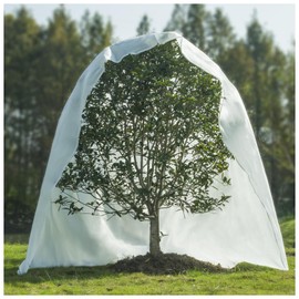 HFXXAD 3.9 X 2.6 Ft Plant Covers Freeze Protection, Plant Covers for Winter Outdoor Plants with Drawstring and Zipper, Winter Plant Covers Freeze Pprotection for Protect Trees Shrubs from Cold Frost