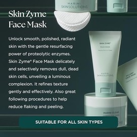 Marini SkinSolutions Skin Zyme Face Mask - Mascarilla Facial con Miel y Extracto de Azahar - Mascarilla Facial para Todo Tipo de Piel - 48 g