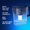 AQUAPHOR 5 Cup Compact Water Filter Pitcher with 1 x