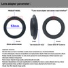 EF R-52 mm retro adapter/macro reverse ring ring, EF/R camera