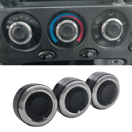JDMCAR AC Heater Blower Fan Control Switch Knob Compatible with 2000-2006 Toyota Tundra, replaces 55905-0C010 559050C010 Air Conditioning Climate Control Knob Button - (A Set of 3 Knobs)