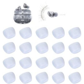 Zotech Replacement Earbud Tips for Beats Studio Buds +, 10 Pairs Transparent Soft Silicone (Large)