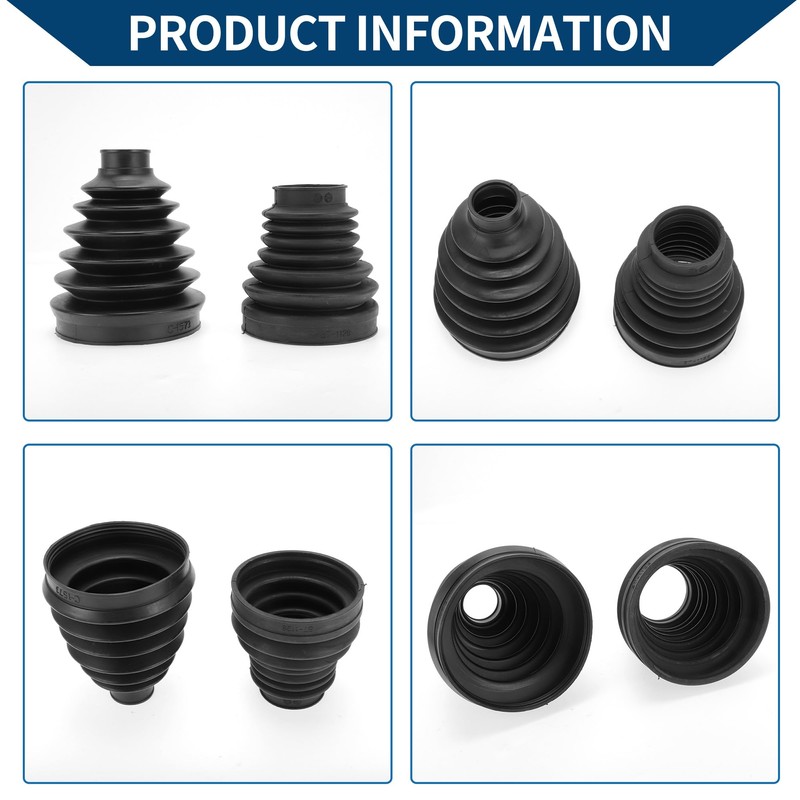 Hihaha No.TDR000120 CV Joint Boot Kit W/Clamps for Land Rover