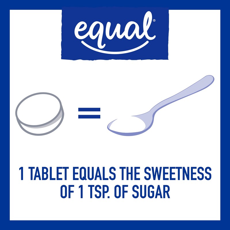 EQUAL 0 Calorie Sweetener Tablets, Aspartame and Acesulfame-K Sweetener, Sugar