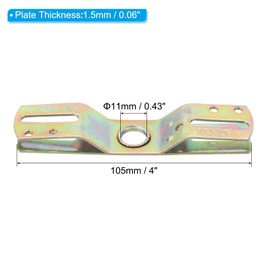 PATIKIL 4" Light Crossbar, 4 Set Carbon Steel Cross-Shaped Mounting Bracket 360 Rotation Universal Lamp Fixture with Screws for Chandelier Light