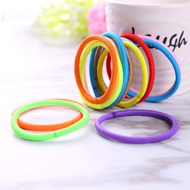 100pcs Colorful Hair Accessories Kids Girls Cute Hair Ornaments Birthday Party Hair Bands Random Color