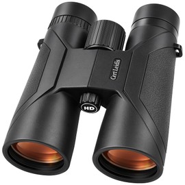 12x50 HD Binoculars for Adults High Powered, Super Bright BAK4 Prism & FMC Lense Waterproof Compact Binoculars for Bird Watching Hunting Stargazing Hiking Cruise Trave