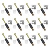 LOUZAGO 24 Set Cam Lock Screws, 40mm Cam Screws Cam