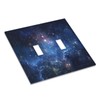 Fantastic Nebula Milky Way 2 Gang Double Toggle Wall Plate