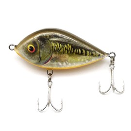 EVERBAY DORADO Wobbler Fishing Lure - Artificial Hard Crankbait - Fishing Tackle, Topwater Life-Like Swimbait for Perch Pike Zander Catfish Chub Barbel Trolling in Freshwater, Sinking - DRUNK 7cm MC