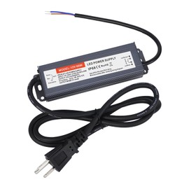 Hanbaak LED Driver 60 Watts Waterproof IP68 Power Supply Transformer Adapter 110V-250V AC to 12V DC Low Voltage Output for LED Light, Computer Project, Outdoor Light