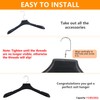 DEDU Suit Hangers for Men 20 Pack, Extra Wide Suit