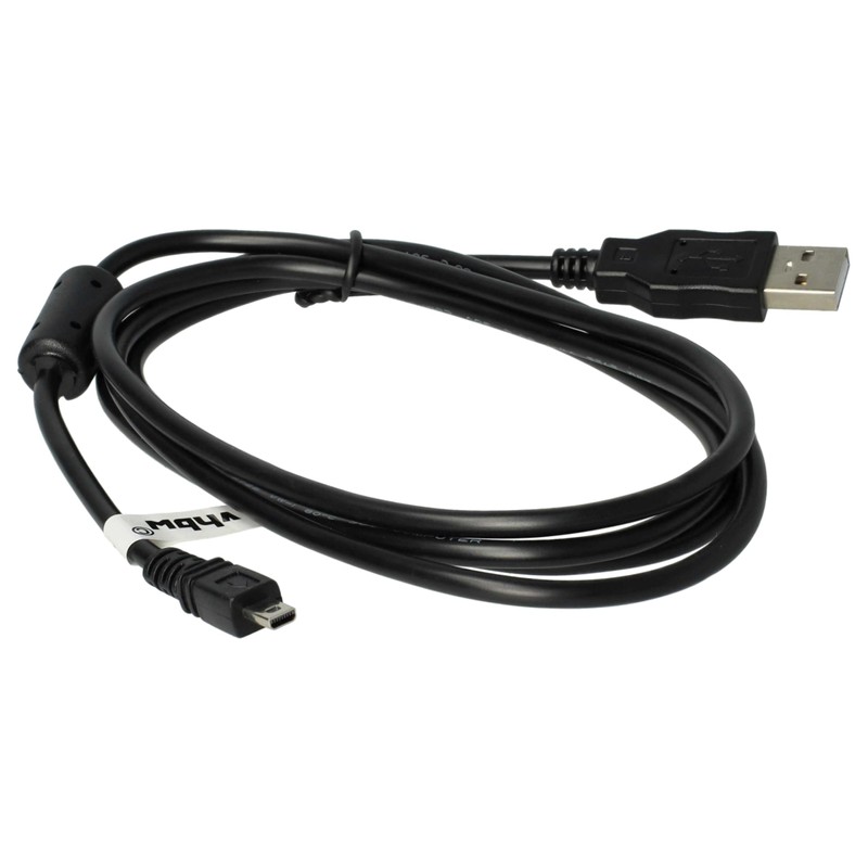 vhbw 5x USB-Kabel Datenkabel (Standard-USB Typ A auf Kamera) kompatibel