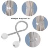 Oenothera 8 Pieces Magnetic Tie Backs for Curtains, Tie Backs