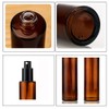 UPSTORE 2 Pcs 100ml 3.4oz Amber Glass Spray Bottles Refillable