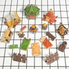 Warmtree 17 Pcs Miniature Terrain Camp Terrain Building Tabletop Wargames