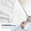 Aspire Homeware Double Fitted Sheet - 25 cm Deep Hotel